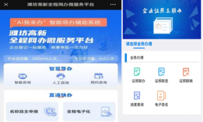 濰坊高新區以信息公開賦能政務服務，提升市場主體準入退出便利度